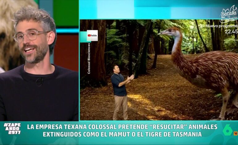 Víctor Algra desvela que una empresa se ha propuesto ‘resucitar’ especies extintas, en vídeo