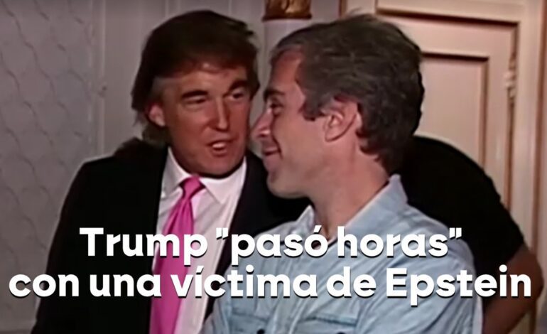 Epstein menciona en un correo que Trump pasó «horas» en su casa con una de las víctimas