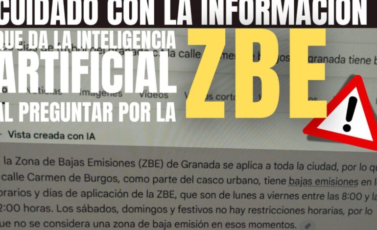 la policía advierte de este error sobre las ZBE