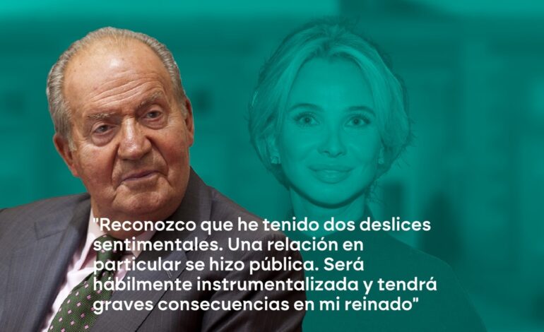 Las otras mujeres de la vida de Juan Carlos I que define como «deslices sentimentales»