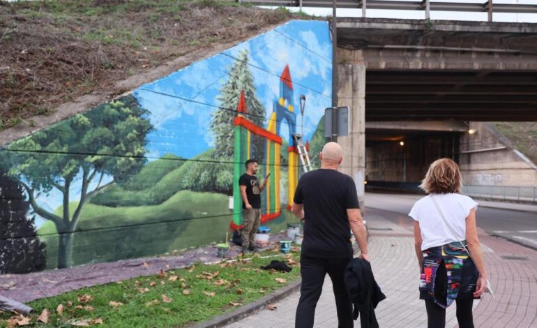 La cultura juvenil fluye en Avilés: sprays, rap y diversión