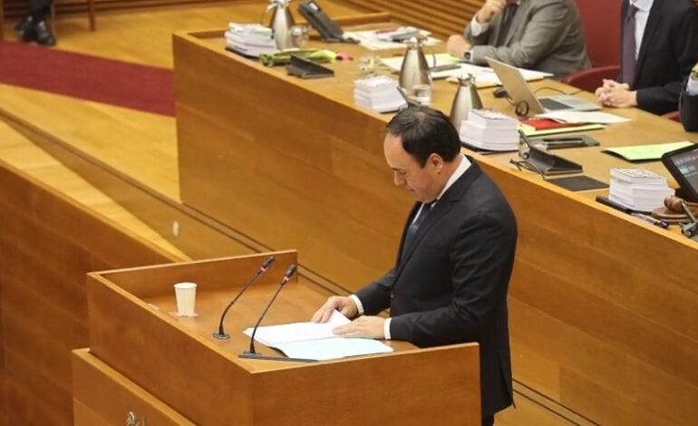 Juanfran Pérez Llorca arranca su discurso anunciando continuidad