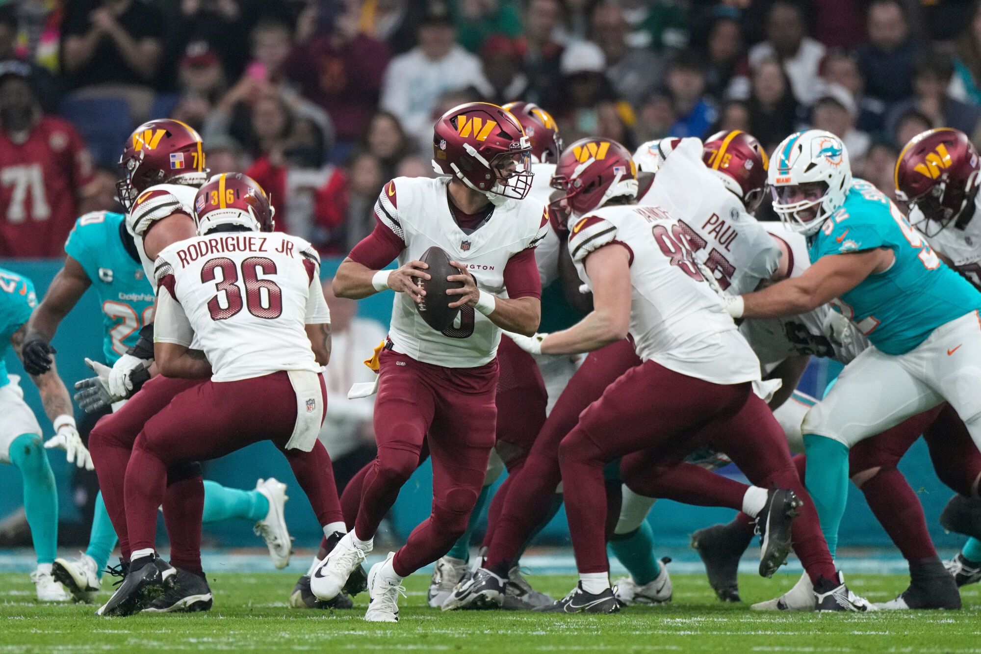 NFL en Madrid: Miami Dolphins - Washington Commanders.