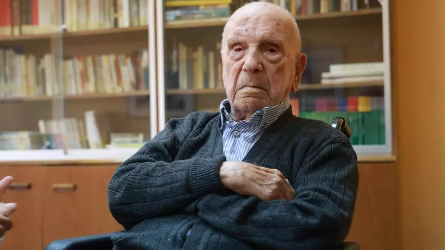 Jesús Redondo es, con 110 años, el hombre más viejo de España