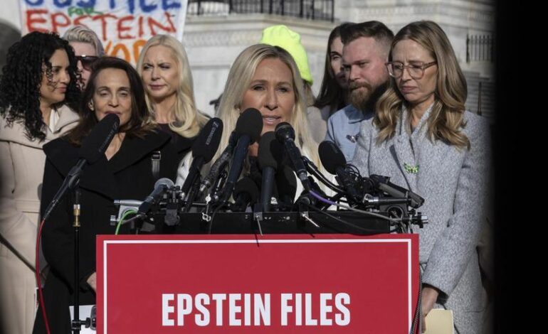 CASO EPSTEIN | La congresista Marjorie Taylor Greene anuncia que dejará su cargo en enero tras su desencuentro con Trump