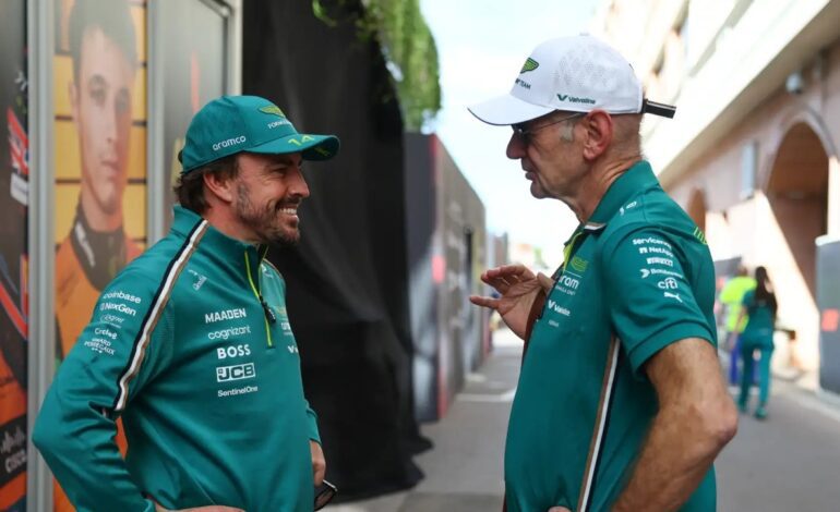 El llamativo mensaje de Newey después del cuarto puesto de Alonso en Qatar: «Si consigue mantener…»