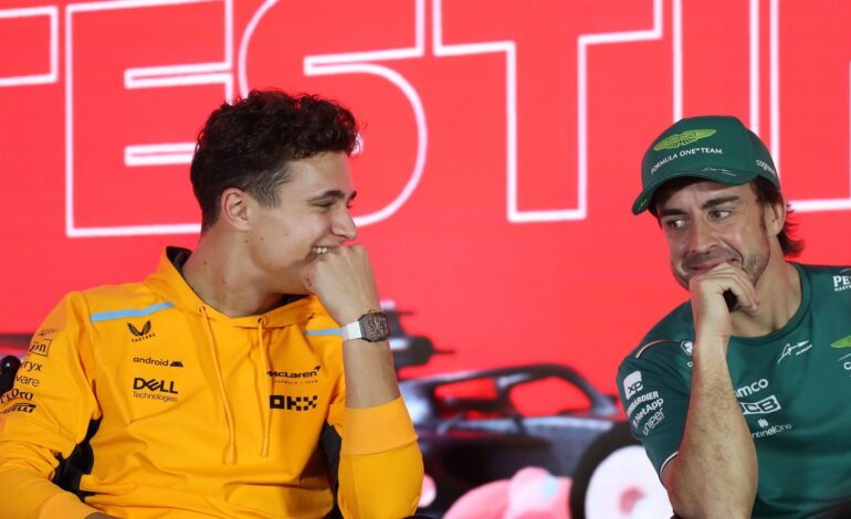 Norris ya vio venir la ‘gesta’ de Alonso en Las Vegas: así se lo comunicó a McLaren: «Mantened un ojo…»