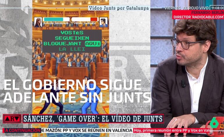 Fernando Berlín valora la ruptura entre Junts y el PSOE como «una ruptura que, ante un hipotético calendario electoral, no perjudica a ninguno de los dos actores políticos»