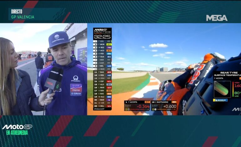 El elogio de Fonsi Nieto a Pedro Acosta en el GP de Valencia: "Es el que tira del carro"