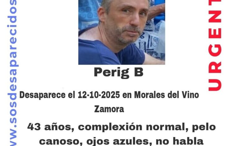 Buscan a un ciudadano francés desaparecido desde el 12 de octubre en Morales del Vino (Zamora)