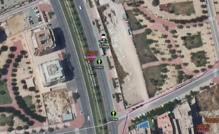 Herida grave una mujer al ser atropellada en la avenida Juan de Borbón de Murcia