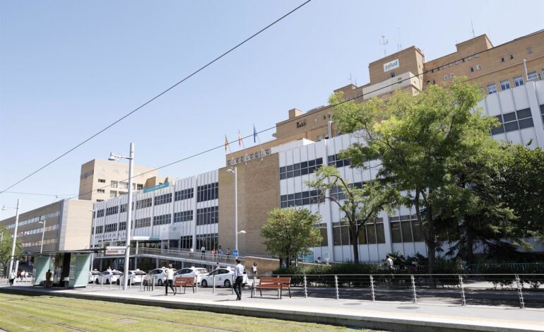 El detenido como presunto autor de la muerte de su pareja en Zaragoza permanece ingresado en el Hospital Miguel Servet