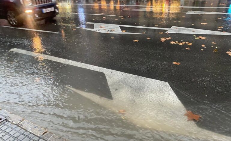 Baleares registra una treintena de incidentes por las lluvias, la mayoría en Mallorca