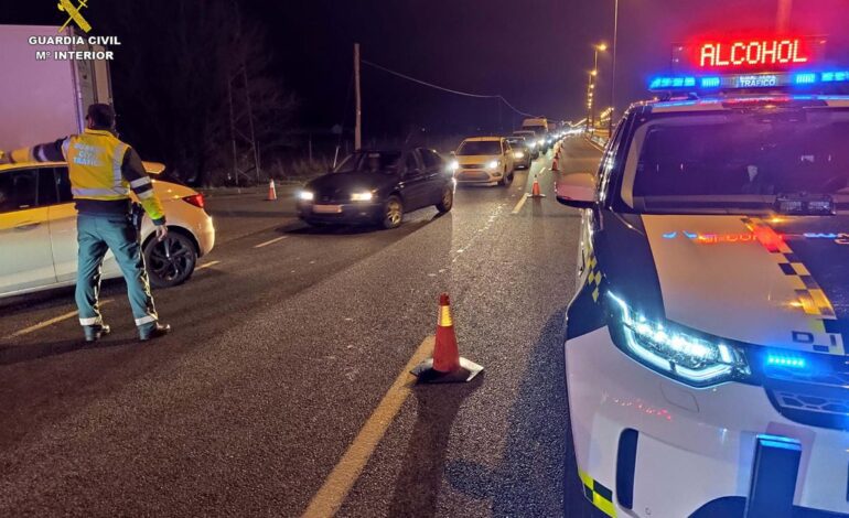 Investigada una conductora por sextuplicar la tasa de alcoholemia tras sufrir un siniestro en Guadalajara