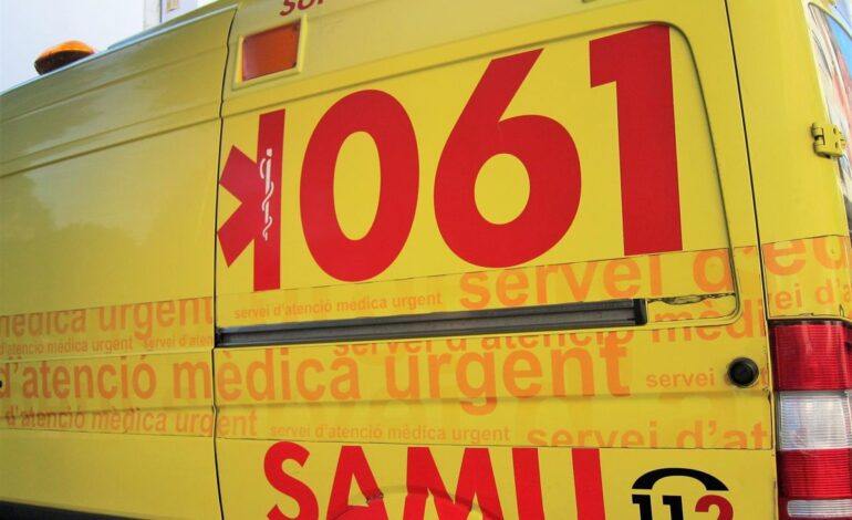 Herido grave un motorista tras un accidente de tráfico en Son Anglada