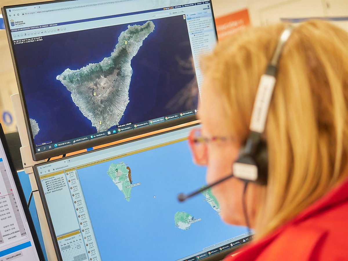 Rescatado en helicóptero un pescador tras sufrir una caída en los Acantilados de Barranco Hondo (Tenerife)
