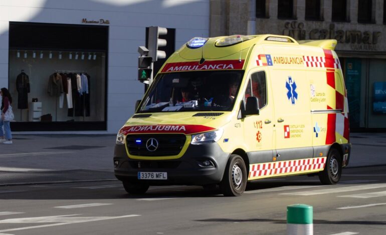Dos heridos en un accidente entre dos turismos en Villalón de Campos (Valladolid)