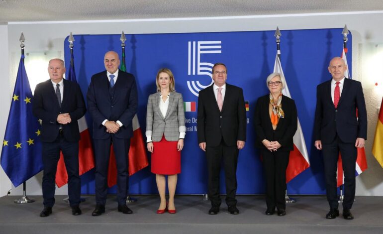 Alemania compromete 150 millones de euros a la compra de armas de EEUU para su uso final en Ucrania