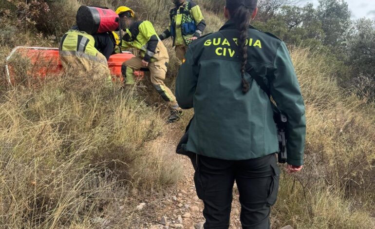 Guardia Civil y Bomberos auxilian a una senderista herida en la ermita de San Esteban de Viguera