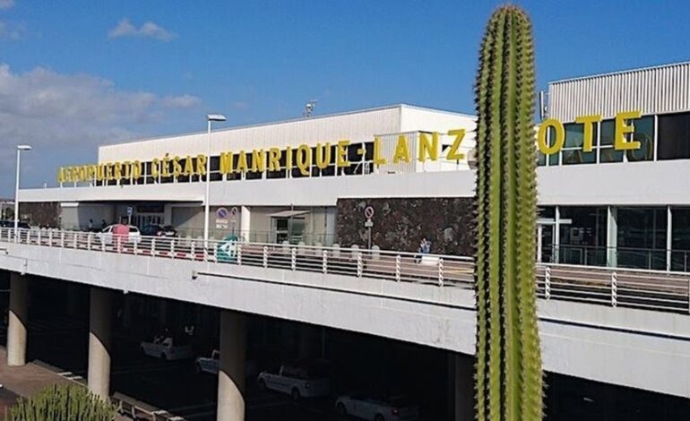 Meteorología adversa en el Aeropuerto de Lanzarote obliga el desvío de siete vuelos hacia Gran Canaria y Fuerteventura