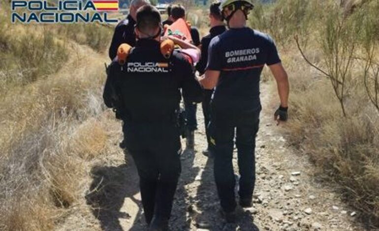 Rescatado un ciclista que sufrió un accidente en Granada