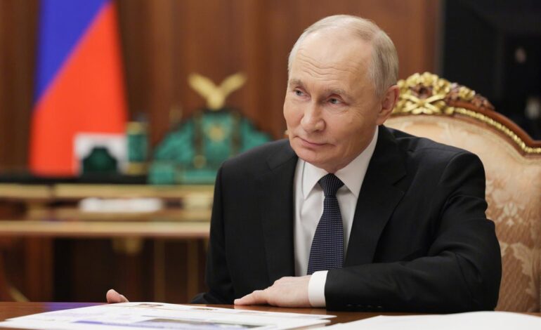 Putin cree que la propuesta de Trump para Ucrania podría sentar las «bases para un acuerdo de paz definitivo»