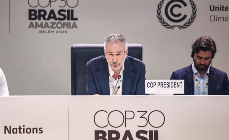 La COP30 logra un acuerdo climático, aunque sin objetivos concretos sobre fin de los combustibles fósiles