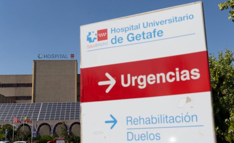 Trasladado en estado crítico al Hospital de Getafe tras sufrir quemaduras en un incendio en Puebla de Argeme