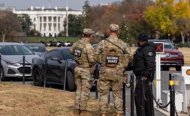 Heridos dos agentes de la Guardia Nacional de EEUU en un tiroteo en las proximidades de la Casa Blanca