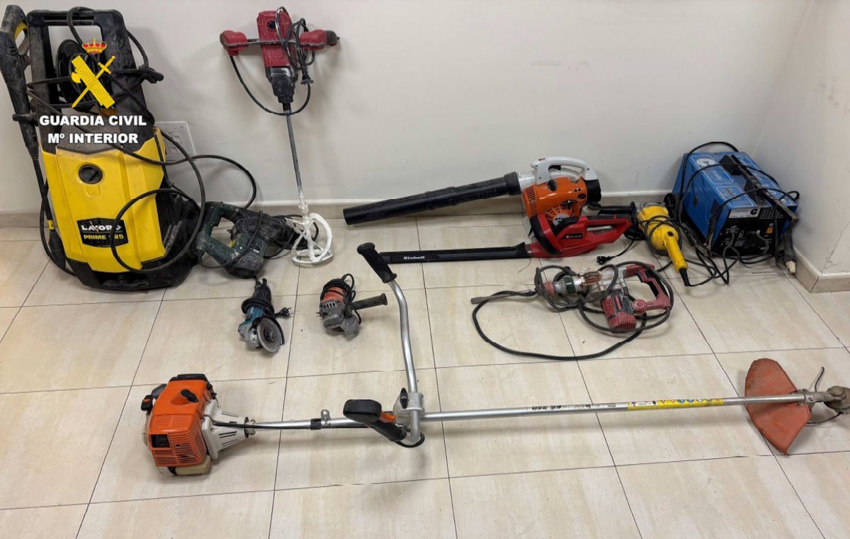 Detenido por robar en una nave de Montoro (Córdoba) y agredir en su arresto a un guardia civil herido leve