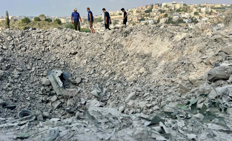 Israel bombardea «infraestructura terrorista» de Hezbolá en el aniversario de la firma del alto el fuego en Líbano