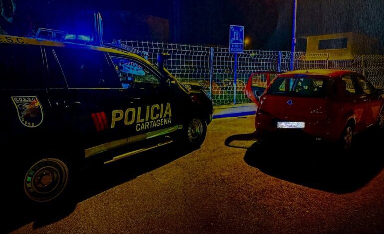 La Policía Local de Cartagena recupera cuatro vehículos sustraídos