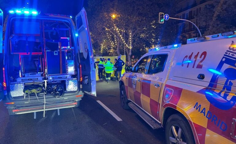 Dos fallecidos y un herido grave en tres atropellos ocurridos este viernes en Madrid