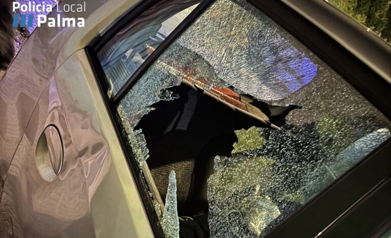 Detenido un hombre tras una persecución por un robo en un vehículo y un hurto en un supermercado en Palma