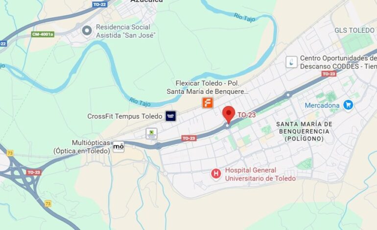 Muere uno de los dos ocupantes de un patinete tras ser atropellado por un turismo en Toledo