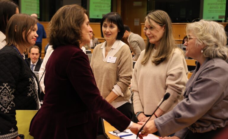 Gran ovación a las víctimas de la DANA en el Parlamento Europeo entre exigencias de «justicia y reparación»