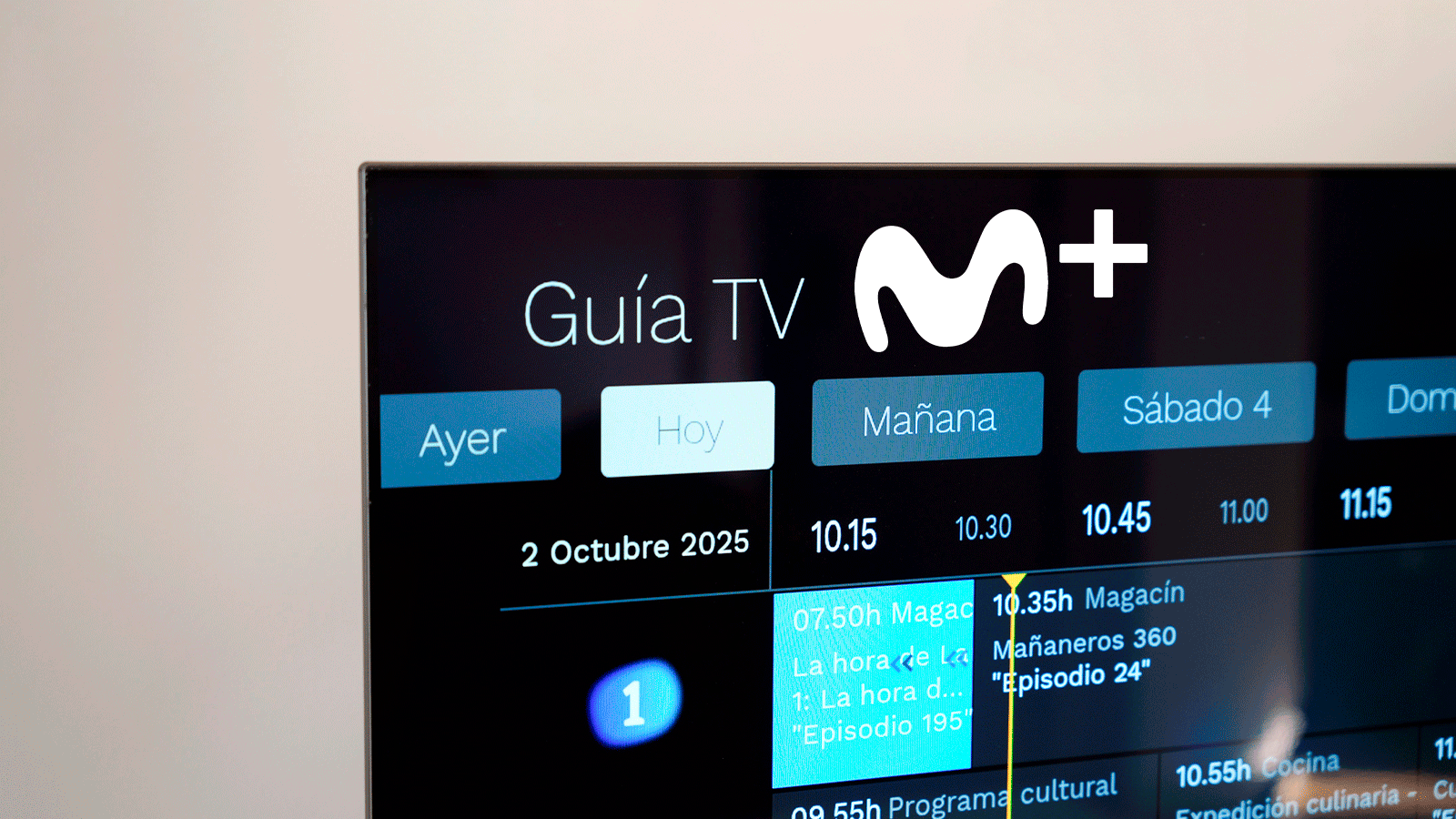 Guía de TV en Movistar Plus+