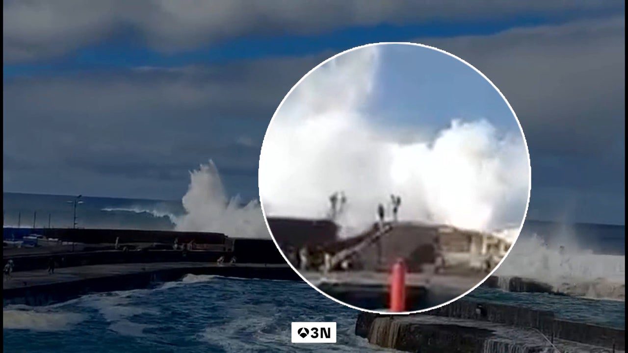 Hallan dos muertos flotando y 16 heridos en Tenerife por golpes de mar