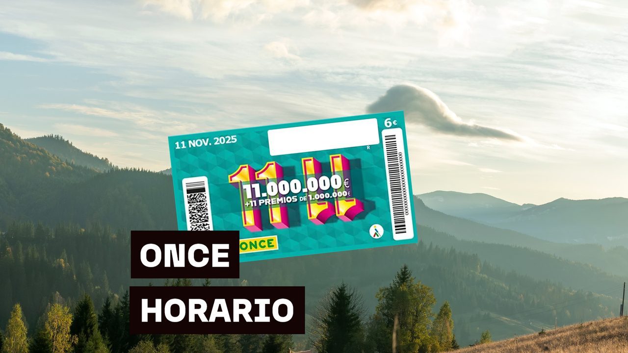 Horario del sorteo extraordinario de lotería del 11 del 11 de la ONCE