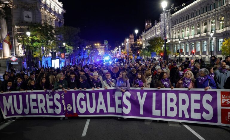 Más de 40 manifestaciones por el Día por la Eliminación de la Violencia contra la Mujer