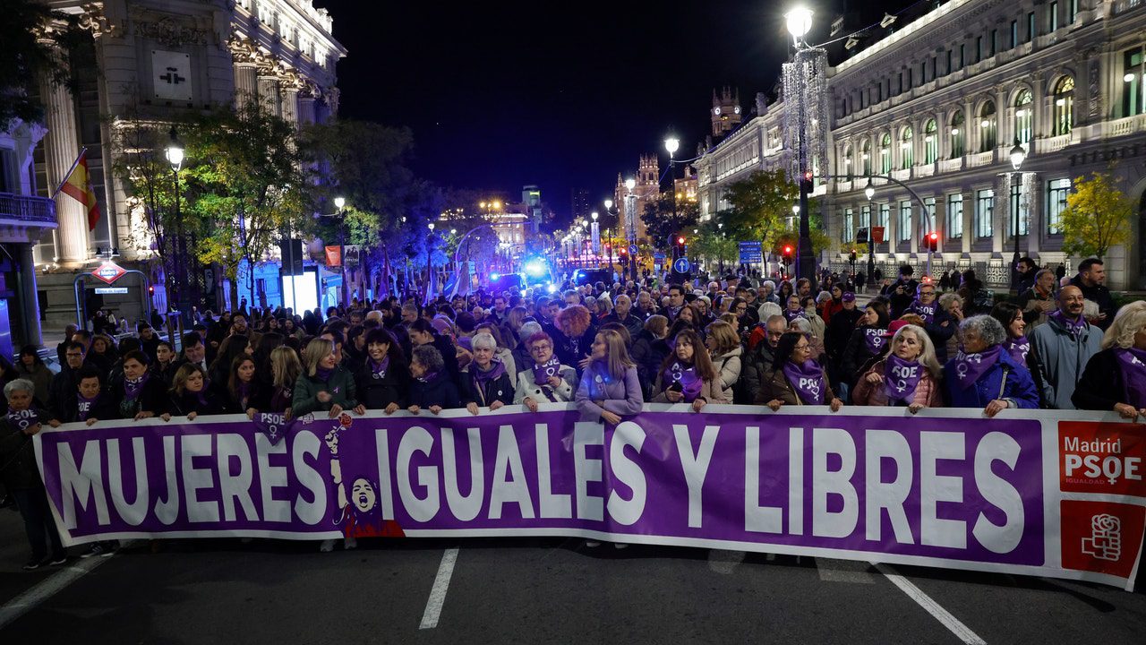 Más de 40 manifestaciones por el Día por la Eliminación de la Violencia contra la Mujer