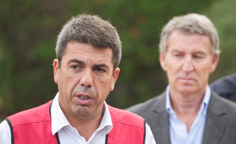 Feijóo mantendrá una conversación con Mazón en las próximas horas para abordar «el contexto político de la Comunidad Valenciana».