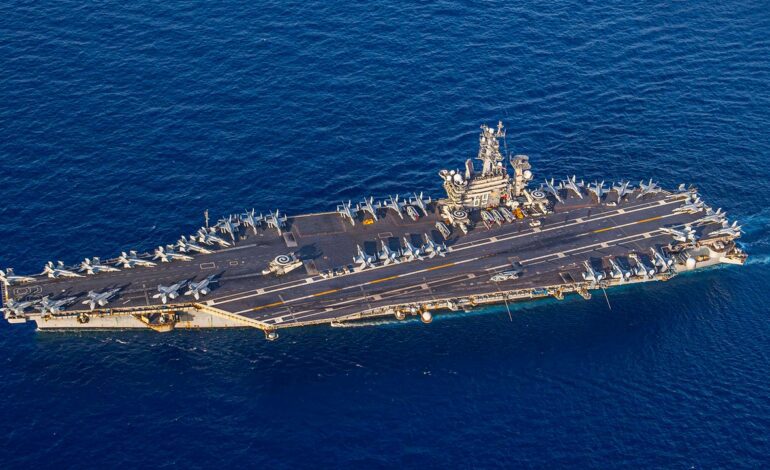 Aumenta la tensión entre EEUU y Venezuela tras la llegada del portaaviones masivo Gerald Ford al Caribe