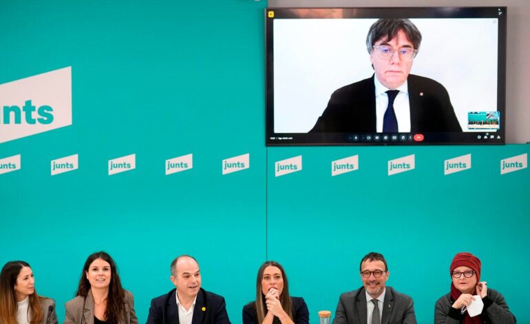 JxCat comparece en el Congreso para «valorar el punto en el que se encuentra la legislatura»