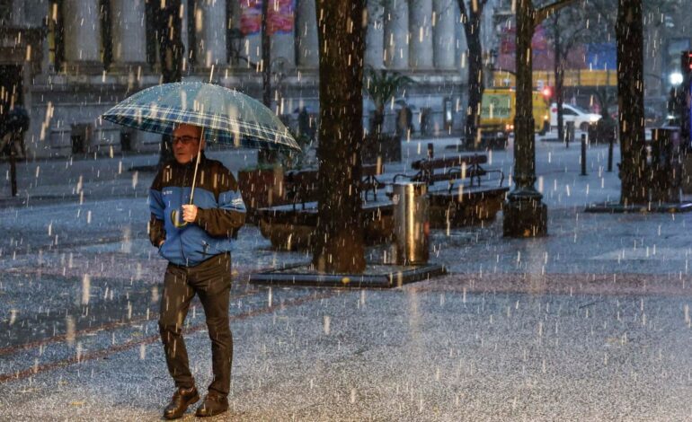 las lluvias amenazan al norte