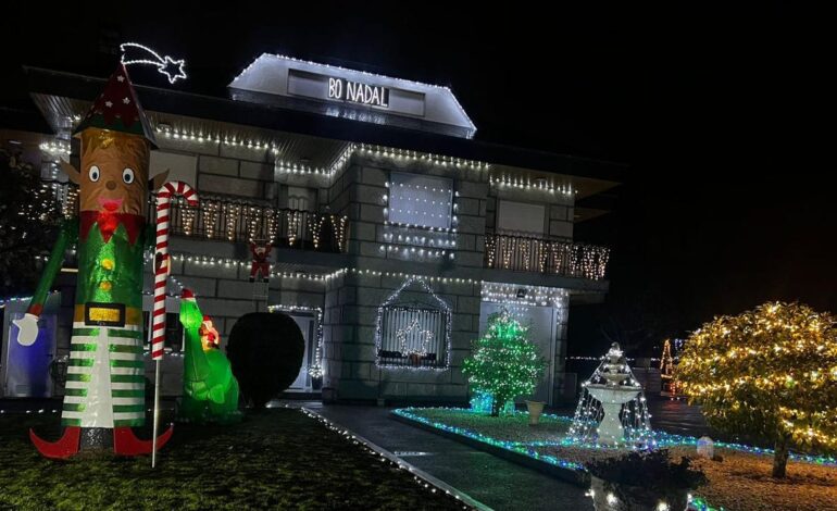 A Mioteira, el pueblo que encendió la Navidad para no apagarse