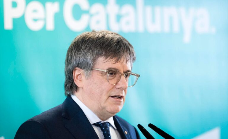 Puigdemont critica que la «maquinaria socialista» busca señalar a Junts