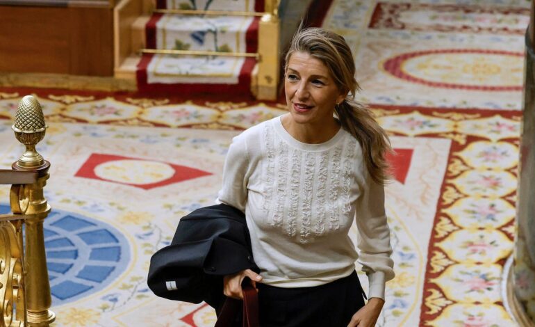 Yolanda Díaz insta a actuar contra todos los «golfos» en política «vengan de donde vengan»