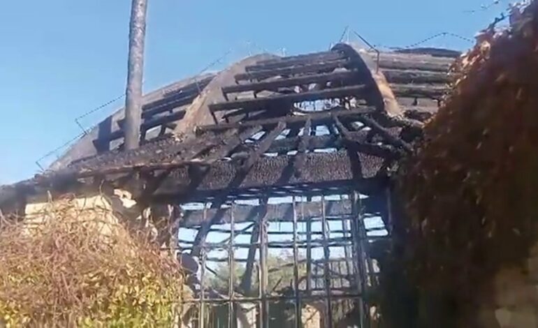 Un incendio destruye la cúpula del restaurante Mas Marroch de los hermanos Roca