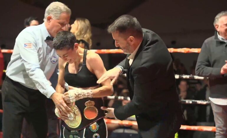 Isabel Rivero, científica y campeona mundial de boxeo: «Salió todo perfecto»